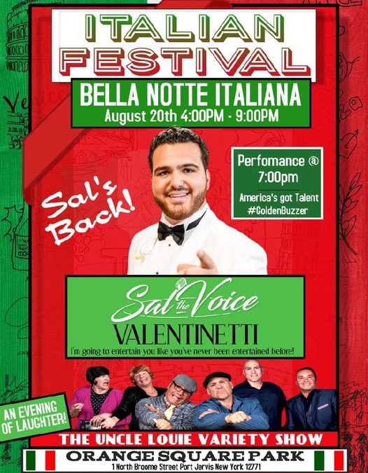 Port Jervis Italian Festival Bella Notte Italiana – FREE EVENT!!